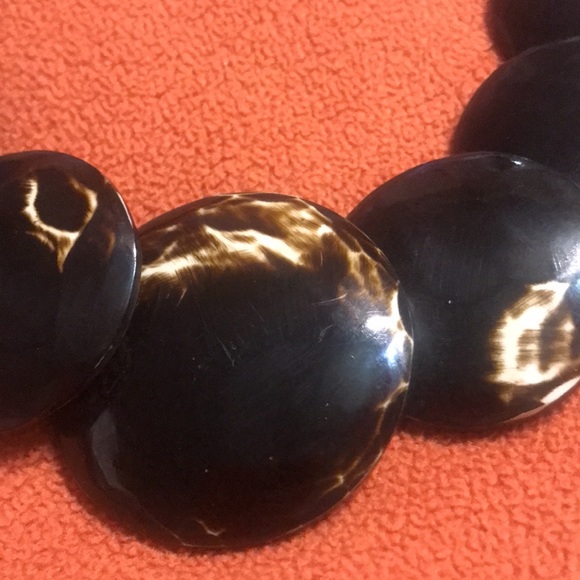 Tibetan Statement flat beaded necklace - Picture 2 of 5